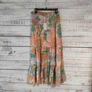 Rails NEW Maxi Skirt Agatha Tropics Print Size 8 Floral Cotton